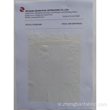 100% Polyester 320T Downbag Taffeta